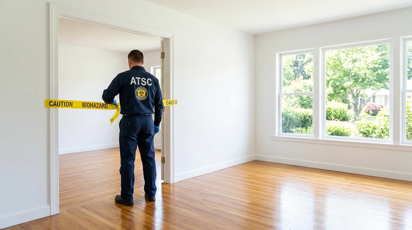 Certified biohazard cleanup crew performing Crime Scene Cleanup in Clarendon Hills