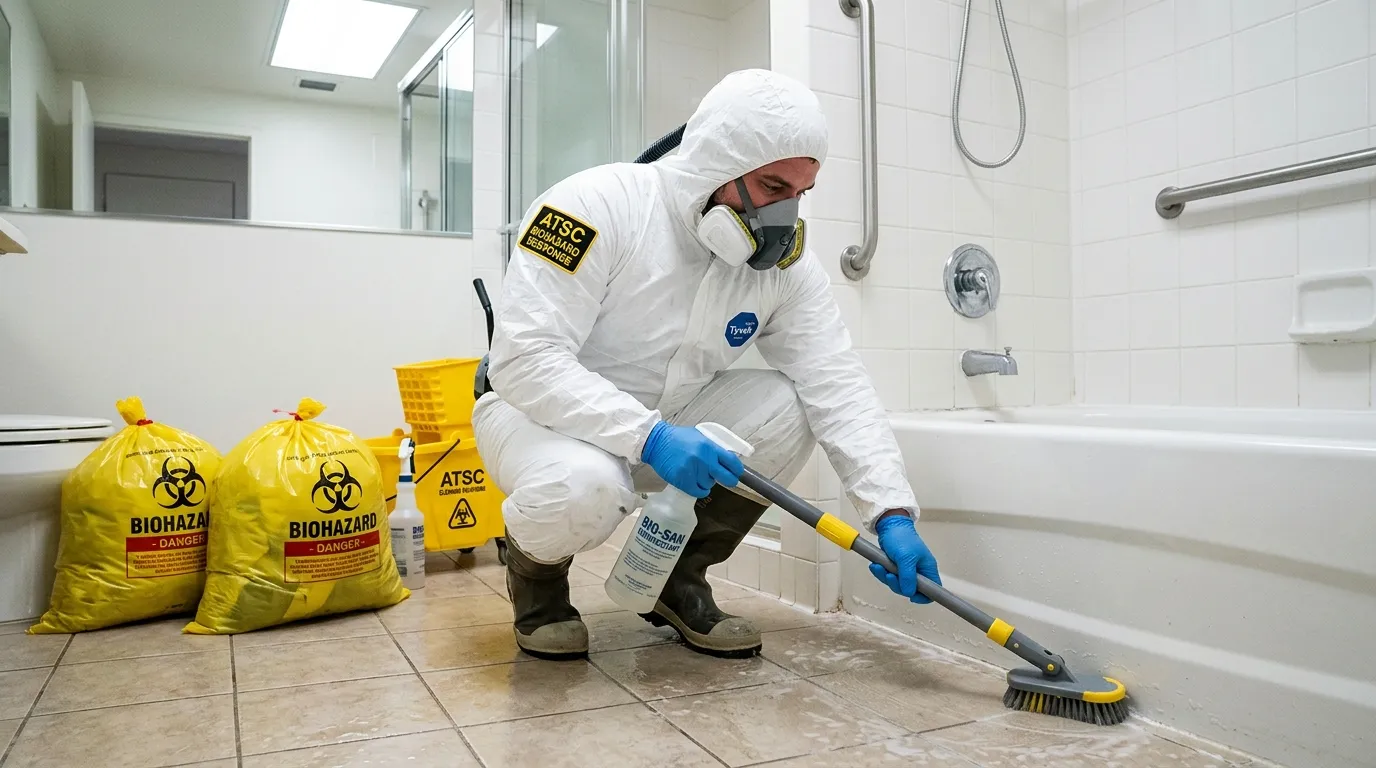 Decontamination equipment deployed for Blood Cleanup in Clarendon Hills